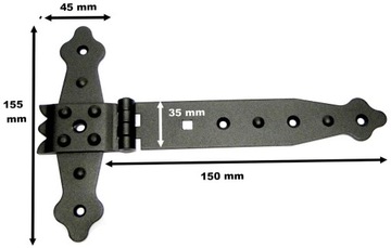 ZAWIAS ZAWIASY DO OKIENNIC ALTANY OZDOBNY 150 MM