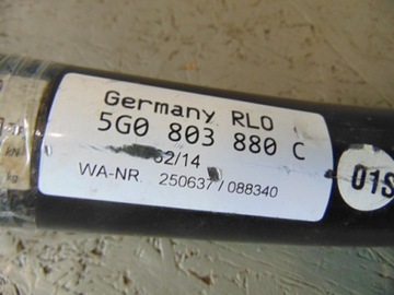 hak holowniczy VW GOLF VII hatchback 5G0803880C