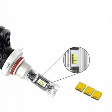 Лампы 2шт LED H7 X3 ZES 50W 12000lm LUMILEDS