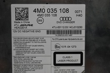 DVD-чейнджер Audi A6 A7 4M0035108