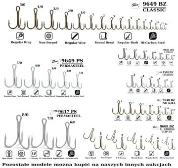 10 КРЮЧКОВ БЕЗЗЕРЕЧКИ VMC 9648 BZ № 6