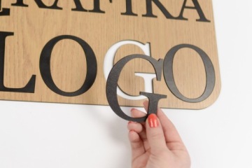 Ваш текст, деревянные буквы, надписи на стене, 3-9 см.