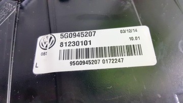 ФОНАРЬ СВЕТОДИОДНЫЙ ЛЕВЫЙ VW GOLF 7 VII GTI R-LINE 5G0945207