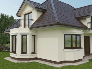 LA-06 Listwa elewacyjna, okienna, 120 x 35