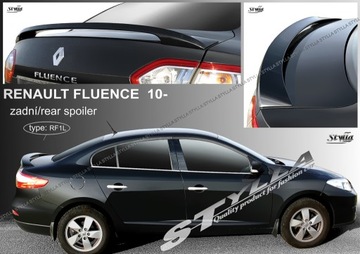 spoiler spojler do Renault Fluence sedan 02/2010--