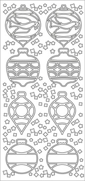 НАКЛЕЙКИ РОЖДЕСТВЕНСКИЕ НАКЛЕЙКИ № JO-159