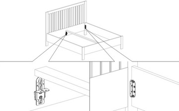 Прицепное устройство для кровати A126 – разъем разъема