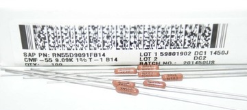 Резистор Vishay/Dale RN55D 9,09 ячеек 2 шт. (#2522)