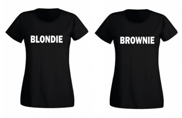 Koszulki dla przyjaciółek BROWNIE BLONDIE damskie