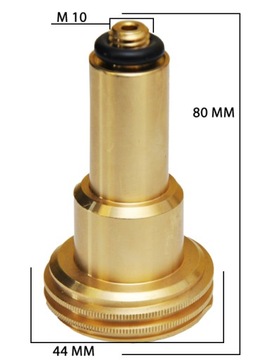 ПЕРЕХОДНИК ПОЛЬША-ГЕРМАНИЯ LPG M10 80 ММ..