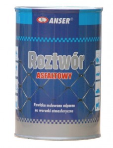 Roztwór asfaltowy żeliwo metal drewno 5L