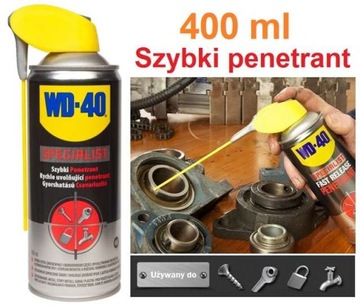 WD-40 СПРЕЙ ДЛЯ БЫСТРОЙ ПРОНИКАЮЩЕЙ ПОДГОТОВКИ 400 мл