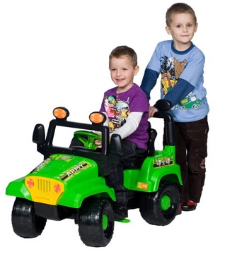 SAMOCHÓD TERENOWY JEEP NA PEDAŁY+ PRZYCZEPA+GRATIS