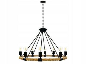 Lampa wisząca ROPE ARTHUR E27x8 Polux