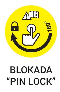 MAŁY BLOCZEK BEZ OTWORU Z BLOKADĄ PIN LOCK TU 402