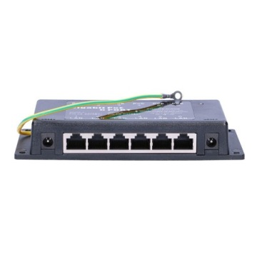 Gigabit PoE Injector 6x 1000Mb/s RJ45 Extralink