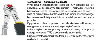 PROXXON 23280 Zestaw kluczy nasadowych 1/4''