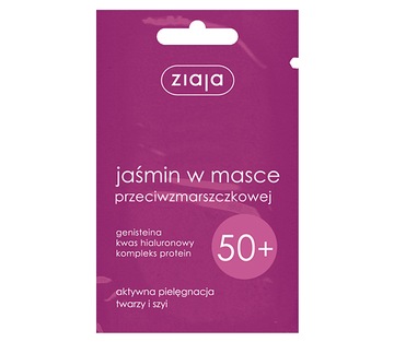 Ziaja jaśmin w masce przeciwzmarszczkowej 50+ 7ml