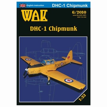WAK 6/10 - Samolot DHC-1 Chipmunk 1:33