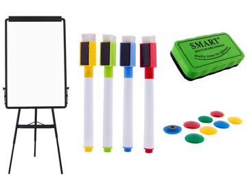 FLIPCHART tablica magnetyczna 70x100 czarny gratis