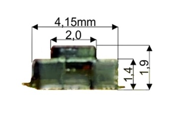 MICRA SPÍNAČ PIN TLAČÍTKO KLÍČEK PEUGEOT CITROEN FIAT 2,8*4,2*1,9