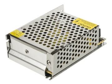 БЛОК ПИТАНИЯ СВЕТОДИОДОВ 12В 60ВТ 5А Модульный IP20 ДЛЯ СВЕТОДИОДНЫХ ПОЛОС охранного видеонаблюдения IP20