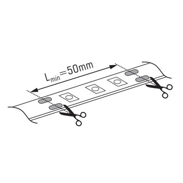 300 Светодиодная лента 2835 SMD IP20 рулон 5м NW 4Вт/м