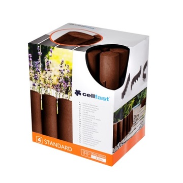 CELLFAST GARDEN PALISADE 5 шт. 2,3 м КОРИЧНЕВЫЙ 34-04