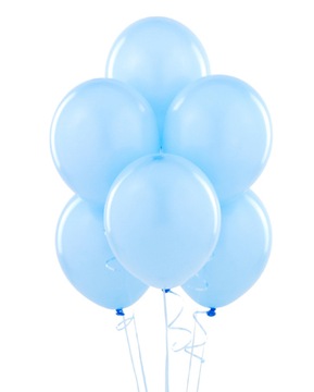 Balony Pastelowe BŁĘKITNE Niebieskie Sylwester Urodziny Wesele 100szt.