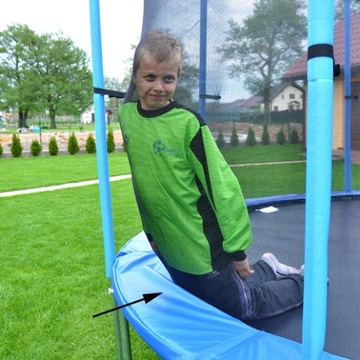 SIATKA WEWNĘTRZNA DO TRAMPOLINY 305 CM 8 stelaży