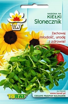 NASIONA NA KIEŁKI - SŁONECZNIK 20 GRAM NASION