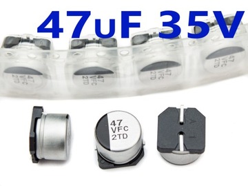 [10szt] 47uF 35V SMD Panasonic FC Low ESR