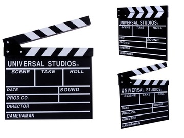 KLAPS FILMOWY 30x27,5 cm UNIVERSAL YOUTUBE kreda