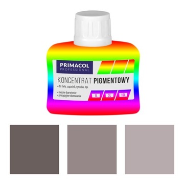 Koncentrat Pigment do Farb i Tynków 80ml brązowy