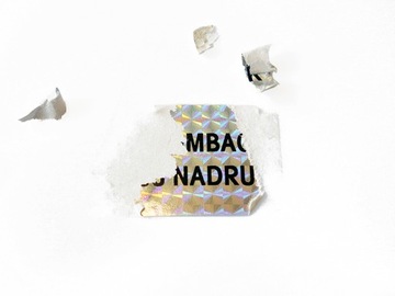 НОВЫЙ! ГОЛОГРАММА ЧЕТЫРЕХУГОЛЬНАЯ ПЕЧАТЬ 20х8 250 ШТ.