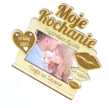 PERSONALIZOWANA RAMKA NA ZDJĘCIE Walentynki TD60