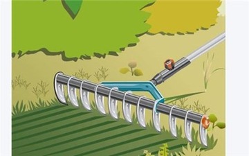 GARDENA 3391 Aerator Wertykulator do trawy na trzonek CombiSystem