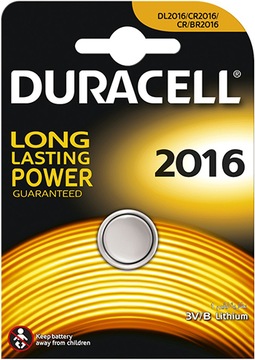 BATERIA litowa DURACELL CR2016 3V 2016