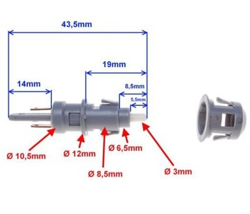 MBK BOOSTER YAMAHA AEROX NEO ДАТЧИК СТОП 0050