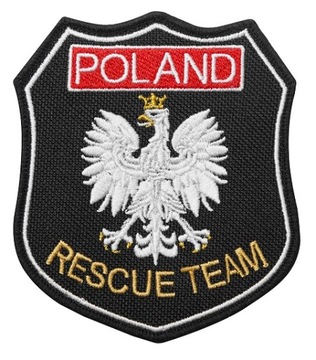 Naszywka naramienna STRAŻ emblemat RESCUE TEAM