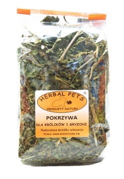 HERBAL PETS POKRZYWA 70G DLA GRYZONI I KRÓLIKA