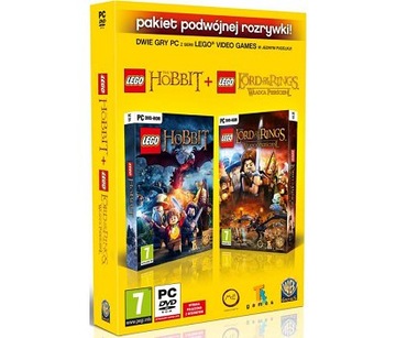 LEGO WŁADCA PIERŚCIENI + LEGO HOBBIT - NOWE PC PL