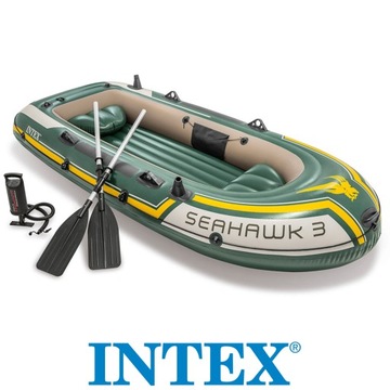 ПОНТУ SEHAWK 3 + ВЕСЛА, 3-местное INTEX 68380