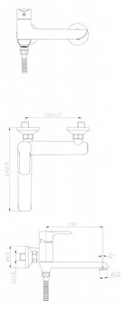 фото ориг. №5, Set shower mixer complex+ washbasin yo