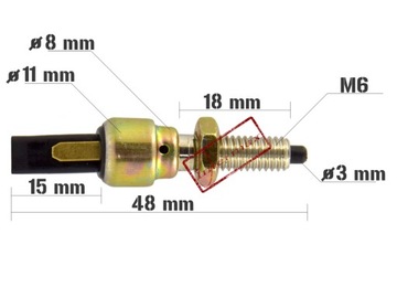 ДАТЧИК ТОРМОЗА СТОП ПЕРЕДНИЙ MZ ETZ 150 250 SIMSON