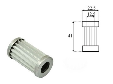 VIALLE CI-222 CHROMOWO-NIKLOWY WKŁAD FILTRA