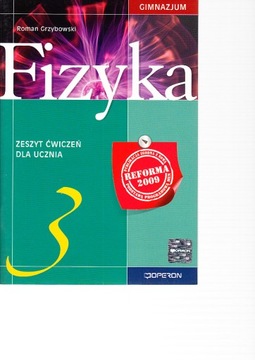 Fizyka 3 Zeszyt ćwiczeń gimnazjum