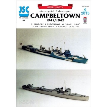 JSC-062 - Brytyjski niszczyciel CAMPBELTOWN 1:400