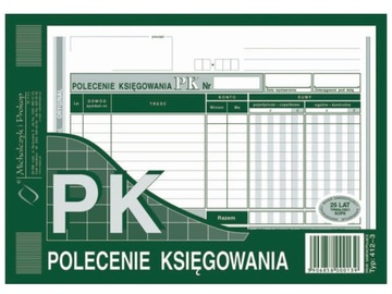 Polecenie księgowania PK Mipro A5 poziome 412-3