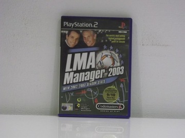 ЛМА МЕНЕДЖЕР 2003 PS2